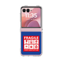クリアケース［ FRAGILE Sticker - Blue ］