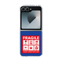 クリアケース［ FRAGILE Sticker - Blue ］