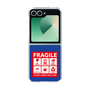 クリアケース［ FRAGILE Sticker - Blue ］
