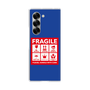 クリアケース［ FRAGILE Sticker - Blue ］