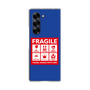 クリアケース［ FRAGILE Sticker - Blue ］