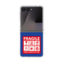 クリアケース［ FRAGILE Sticker - Blue ］