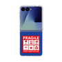 クリアケース［ FRAGILE Sticker - Blue ］