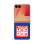 クリアケース［ FRAGILE Sticker - Blue ］