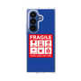 クリアケース［ FRAGILE Sticker - Blue ］