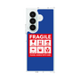 クリアケース［ FRAGILE Sticker - Blue ］