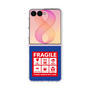 クリアケース［ FRAGILE Sticker - Blue ］