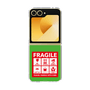 クリアケース［ FRAGILE Sticker - Green ］