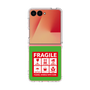 クリアケース［ FRAGILE Sticker - Green ］