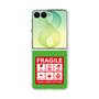 クリアケース［ FRAGILE Sticker - Green ］
