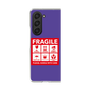 クリアケース［ FRAGILE Sticker - Purple ］