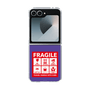 クリアケース［ FRAGILE Sticker - Purple ］