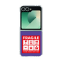 クリアケース［ FRAGILE Sticker - Purple ］