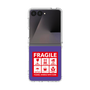 クリアケース［ FRAGILE Sticker - Purple ］