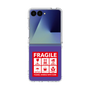 クリアケース［ FRAGILE Sticker - Purple ］