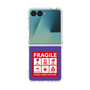 クリアケース［ FRAGILE Sticker - Purple ］