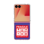 クリアケース［ FRAGILE Sticker - Purple ］