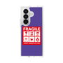 クリアケース［ FRAGILE Sticker - Purple ］