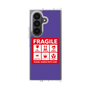 クリアケース［ FRAGILE Sticker - Purple ］