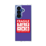 クリアケース［ FRAGILE Sticker - Purple ］