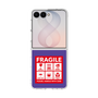 クリアケース［ FRAGILE Sticker - Purple ］