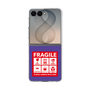 クリアケース［ FRAGILE Sticker - Purple ］
