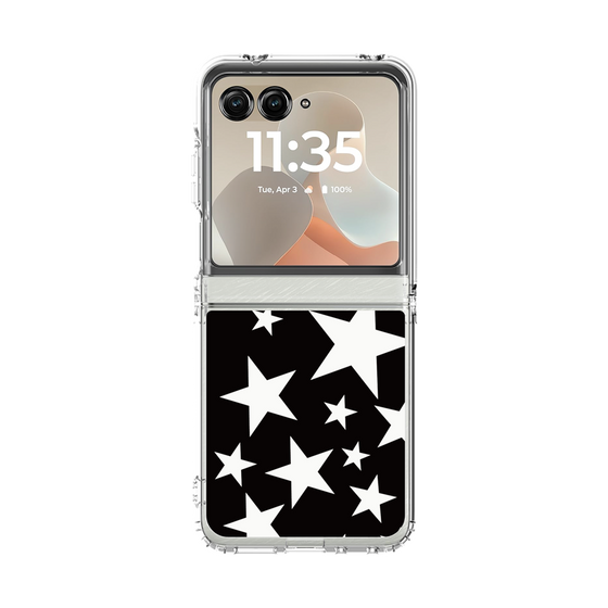 クリアケース［ Stars - Black ］