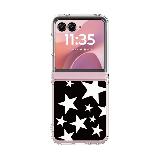クリアケース［ Stars - Black ］