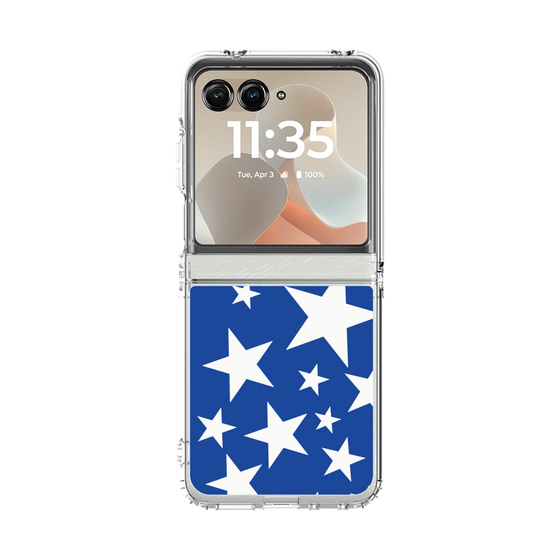 クリアケース［ Stars - Blue ］