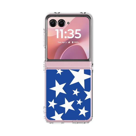 クリアケース［ Stars - Blue ］