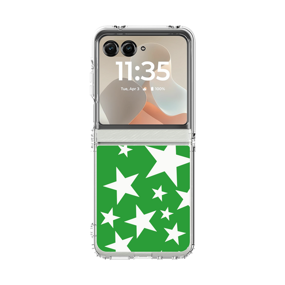 クリアケース［ Stars - Green ］