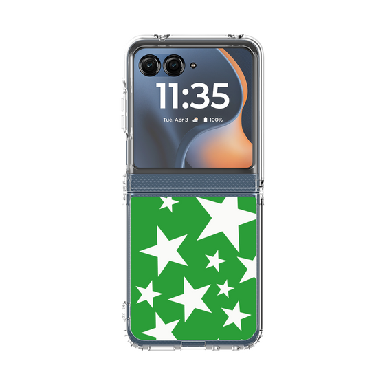 クリアケース［ Stars - Green ］