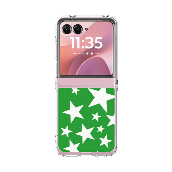 クリアケース［ Stars - Green ］