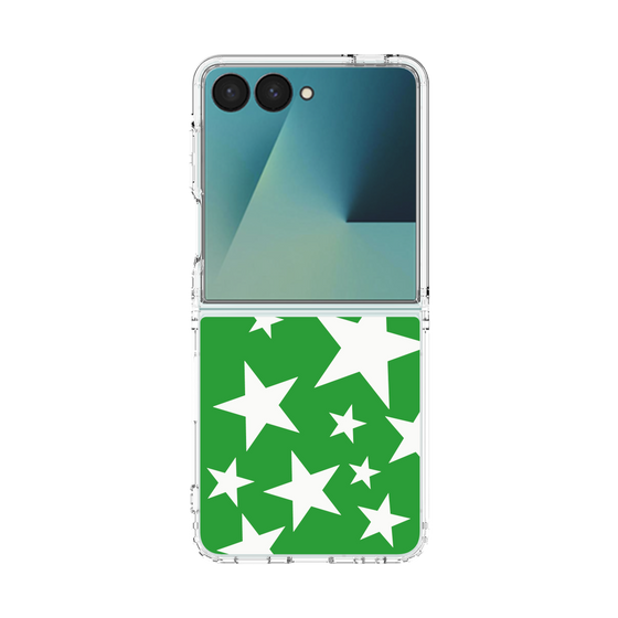 クリアケース［ Stars - Green ］