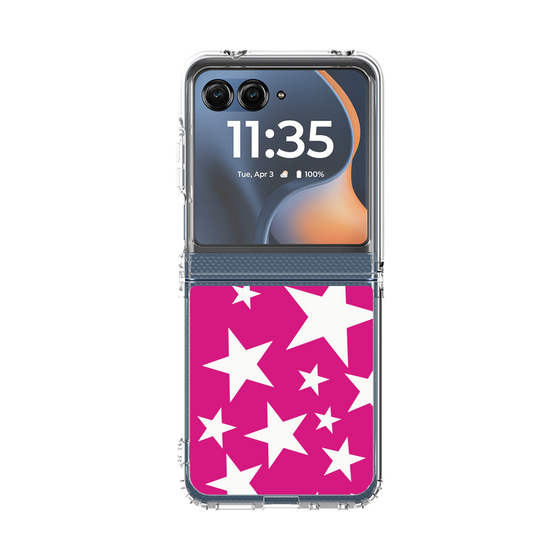 クリアケース［ Stars - Pink ］