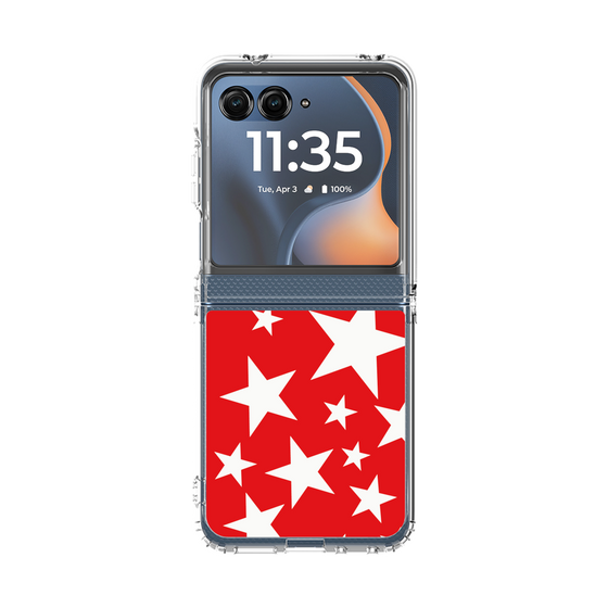 クリアケース［ Stars - Red ］