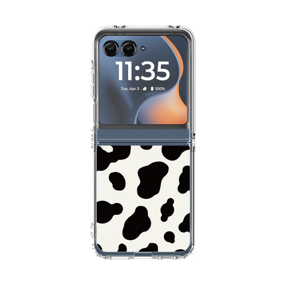 クリアケース［ Cow - White ］