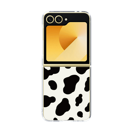 クリアケース［ Cow - White ］