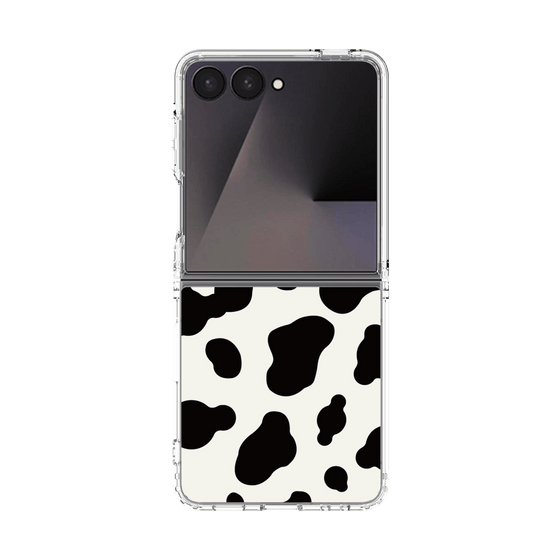 クリアケース［ Cow - White ］