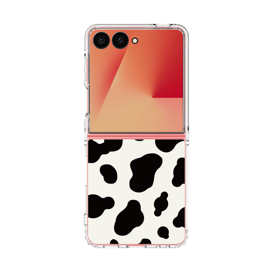 クリアケース［ Cow - White ］