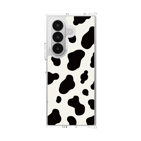 クリアケース［ Cow - White ］