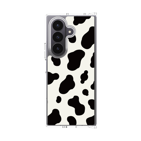 クリアケース［ Cow - White ］