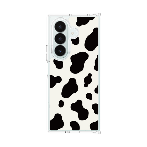 クリアケース［ Cow - White ］