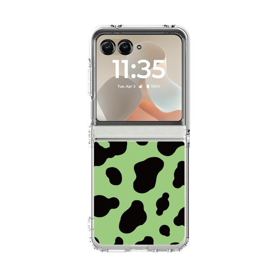 クリアケース［ Cow - Green ］