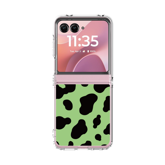 クリアケース［ Cow - Green ］