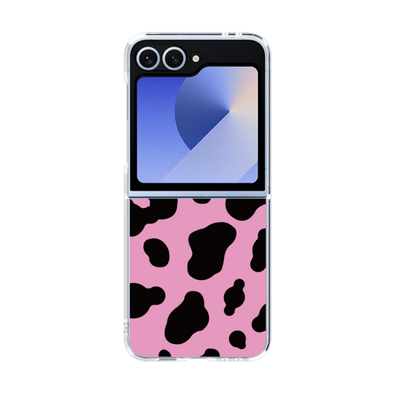 クリアケース［ Cow - Pink ］