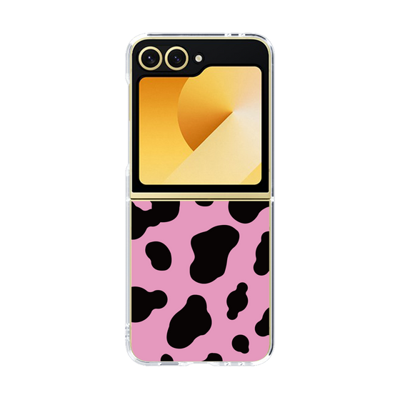 クリアケース［ Cow - Pink ］