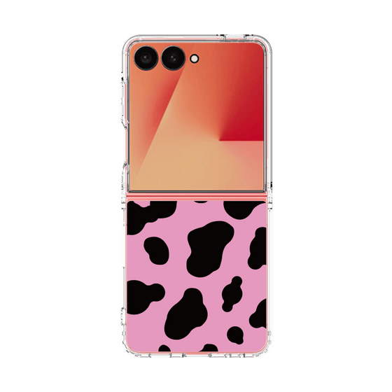 クリアケース［ Cow - Pink ］