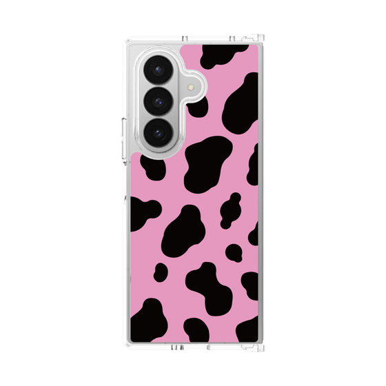 クリアケース［ Cow - Pink ］