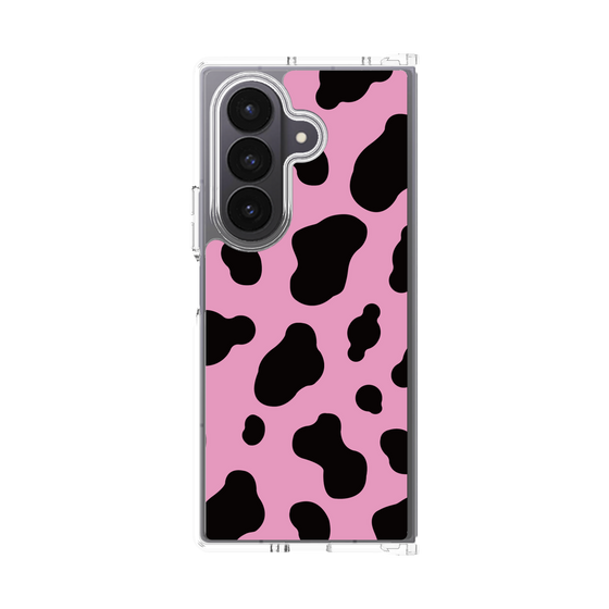 クリアケース［ Cow - Pink ］